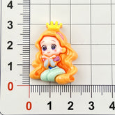 DIY Princess Mermaid Charms Accessories – Customizable Phone Case, Hairpin, Fridge Magnet & Keychain Set