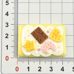 DIY Food Play Simulation Cookies Charms Accessories – Customizable Phone Case, Hairpin, Fridge Magnet & Keychain Set