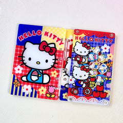 DIY Red and Blue Hello Kitty Acrylic Shaky Notebook - Customizable with Trendy & Anime IP Characters