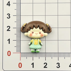 DIY Crossdressing Girl Charms Accessories – Customizable Phone Case, Hairpin, Fridge Magnet & Keychain Set