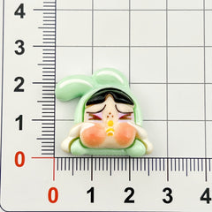 DIY Crying Baby Girl Charms Accessories – Customizable Phone Case, Hairpin, Fridge Magnet & Keychain Set