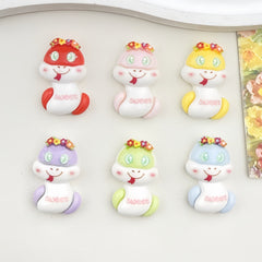 DIY Little Snake Charms Accessories – Customizable Phone Case, Hairpin, Fridge Magnet & Keychain Set