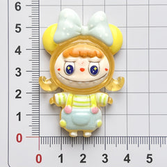 DIY Changing Costume Doll Charms Accessories – Customizable Phone Case, Hairpin, Fridge Magnet & Keychain Set