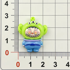 DIY Funny Figurine Charms Accessories – Customizable Phone Case, Hairpin, Fridge Magnet & Keychain Set