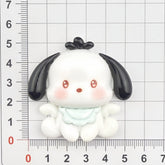 DIY Cute Bow Tie Animal Charms Accessories – Customizable Phone Case, Hairpin, Fridge Magnet & Keychain Set