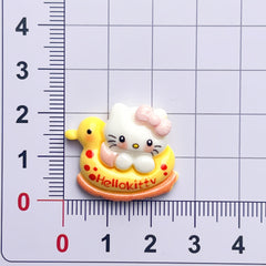 DIY Mermaid Playing Cat Charms Accessories – Customizable Phone Case, Hairpin, Fridge Magnet & Keychain Set