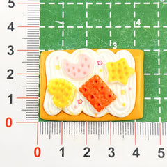 DIY Food Play Star Charms Accessories – Customizable Phone Case, Hairpin, Fridge Magnet & Keychain Set