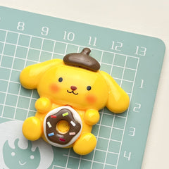 DIY Strawberry Meimei Charms Accessories – Customizable Phone Case, Hairpin, Fridge Magnet & Keychain Set