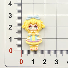 DIY Little Angel Cute Girl Charms Accessories – Customizable Phone Case, Hairpin, Fridge Magnet & Keychain Set