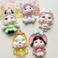 DIY Crying Baby Charms Accessories – Customizable Phone Case, Hairpin, Fridge Magnet & Keychain Set