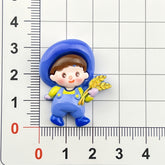 DIY Cartoon Pastoral Harvest Series Charms Accessories – Customizable Phone Case, Hairpin, Fridge Magnet & Keychain Set