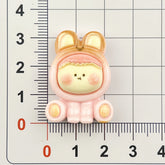 DIY Sitting Small Animal Charms Accessories – Customizable Phone Case, Hairpin, Fridge Magnet & Keychain Set