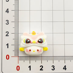 DIY multi-color lion dance kt Cat Charms Accessories – Customizable Phone Case, Hairpin, Fridge Magnet & Keychain Set