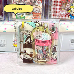 DIY Cup Labubu Acrylic Shaky Notebook - Customizable with Trendy & Anime IP Characters