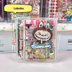 DIY Dreaking labubu Acrylic Shaky Notebook - Customizable with Trendy & Anime IP Characters