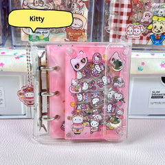 DIY Lucky Hello Kitty Acrylic Shaky Notebook - Customizable with Trendy & Anime IP Characters