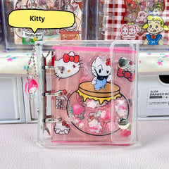 DIY Little Strawberry Hello Kitty Acrylic Shaky Notebook - Customizable with Trendy & Anime IP Characters
