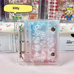DIY Translucent Pink Hello Kitty Acrylic Shaky Notebook - Customizable with Trendy & Anime IP Characters