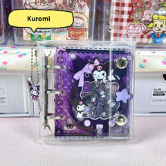 DIY Kuromi 3 Acrylic Shaky Notebook - Customizable with Trendy & Anime IP Characters