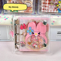 DIY My Melody Acrylic Shaky Notebook - Customizable with Trendy & Anime IP Characters