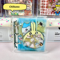 DIY Blue Chiikawa Acrylic Shaky Notebook - Customizable with Trendy & Anime IP Characters