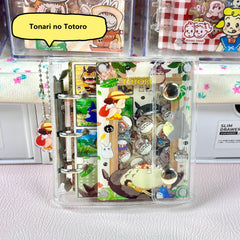 DIY Hayao Miyazaki Anime Acrylic Shaky Notebook - Customizable with Trendy & Anime IP Characters