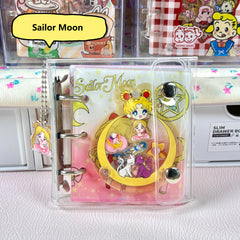 DIY Colorful Sailor Moon Acrylic Shaky Notebook - Customizable with Trendy & Anime IP Characters