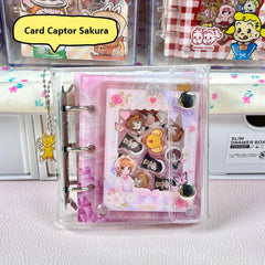 DIY Floral Cardcaptor Sakura Acrylic Shaky Notebook - Customizable with Trendy & Anime IP Characters
