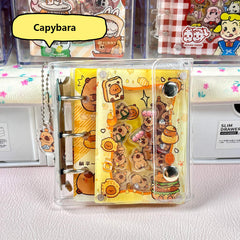 DIY Mixed Capybara Acrylic Shaky Notebook - Customizable with Trendy & Anime IP Characters