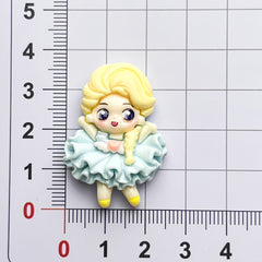 DIY Puffy Skirt for Girls Charms Accessories – Customizable Phone Case, Hairpin, Fridge Magnet & Keychain Set