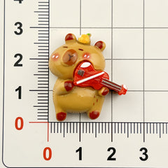 DIY Little Kara Guitar Capo harms Accessories – Customizable Phone Case, Hairpin, Fridge Magnet & Keychain Set