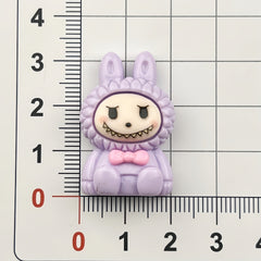 DIY Bow Tie Plush Toy Charms Accessories – Customizable Phone Case, Hairpin, Fridge Magnet & Keychain Set