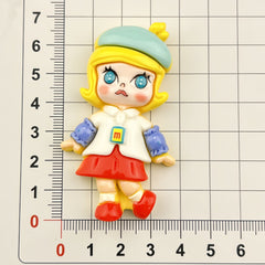 DIY Lily Girl Charms Accessories – Customizable Phone Case, Hairpin, Fridge Magnet & Keychain Set