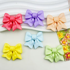 DIY Playful Bowknot Charms Accessories – Customizable Phone Case, Hairpin, Fridge Magnet & Keychain Set