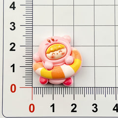 DIY Small Cartoon M Xiaobi Charms Accessories – Customizable Phone Case, Hairpin, Fridge Magnet & Keychain Set