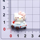 DIY Playing Cat Charms Accessories – Customizable Phone Case, Hairpin, Fridge Magnet & Keychain Set