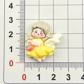 DIY Cartoon Cute Angel Girl Charms Accessories – Customizable Phone Case, Hairpin, Fridge Magnet & Keychain Set