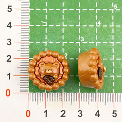 DIY Cute Animal Sandwich Cookies Charms Accessories – Customizable Phone Case, Hairpin, Fridge Magnet & Keychain Set