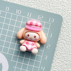 DIY Plaid Skirt by Little Ou Charms Accessories – Customizable Phone Case, Hairpin, Fridge Magnet & Keychain Set