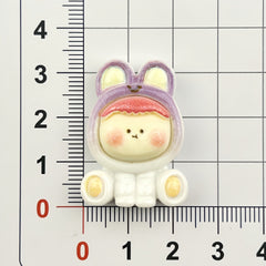 DIY Sitting Small Animal Charms Accessories – Customizable Phone Case, Hairpin, Fridge Magnet & Keychain Set