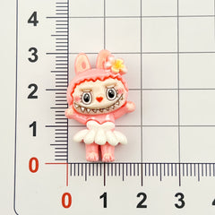 DIY Cartoon Cute Happy Little Doll Charms Accessories – Customizable Phone Case, Hairpin, Fridge Magnet & Keychain Set