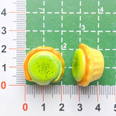 DIY Egg Tart Charms Accessories – Customizable Phone Case, Hairpin, Fridge Magnet & Keychain Set