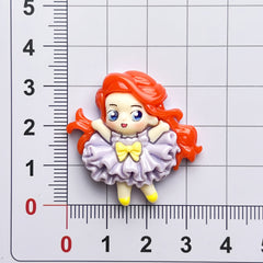 DIY Puffy Skirt for Girls Charms Accessories – Customizable Phone Case, Hairpin, Fridge Magnet & Keychain Set