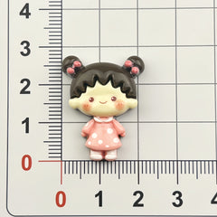 DIY Crossdressing Girl Charms Accessories – Customizable Phone Case, Hairpin, Fridge Magnet & Keychain Set