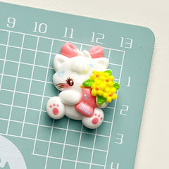 DIY Kitten Charms Accessories – Customizable Phone Case, Hairpin, Fridge Magnet & Keychain Set
