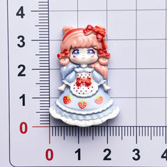 DIY Dance Princess Charms Accessories – Customizable Phone Case, Hairpin, Fridge Magnet & Keychain Set