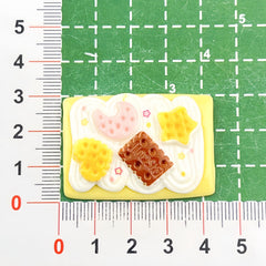 DIY Food Play Star Charms Accessories – Customizable Phone Case, Hairpin, Fridge Magnet & Keychain Set