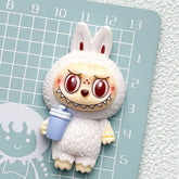 DIY Drink Beverage Plush Charms Accessories – Customizable Phone Case, Hairpin, Fridge Magnet & Keychain Set