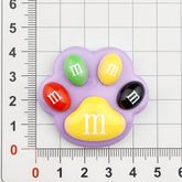 DIY Cartoon Multi Color Bean Cat PawCharms Accessories – Customizable Phone Case, Hairpin, Fridge Magnet & Keychain Set