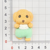 DIY Cartoon Multicolor Plush Bear Charms Accessories – Customizable Phone Case, Hairpin, Fridge Magnet & Keychain Set